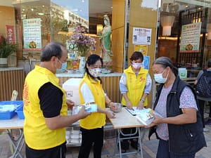 疫情下健康素餐贈長者 疫情下健康素餐贈長者